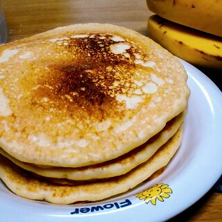 炭酸水でふわんふわん♭とろけるパンケーキ